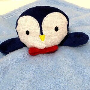 Baby Gear Penguin Plush Lovey 15" Blue‎ 2019 Soother Blanket Soft Toy